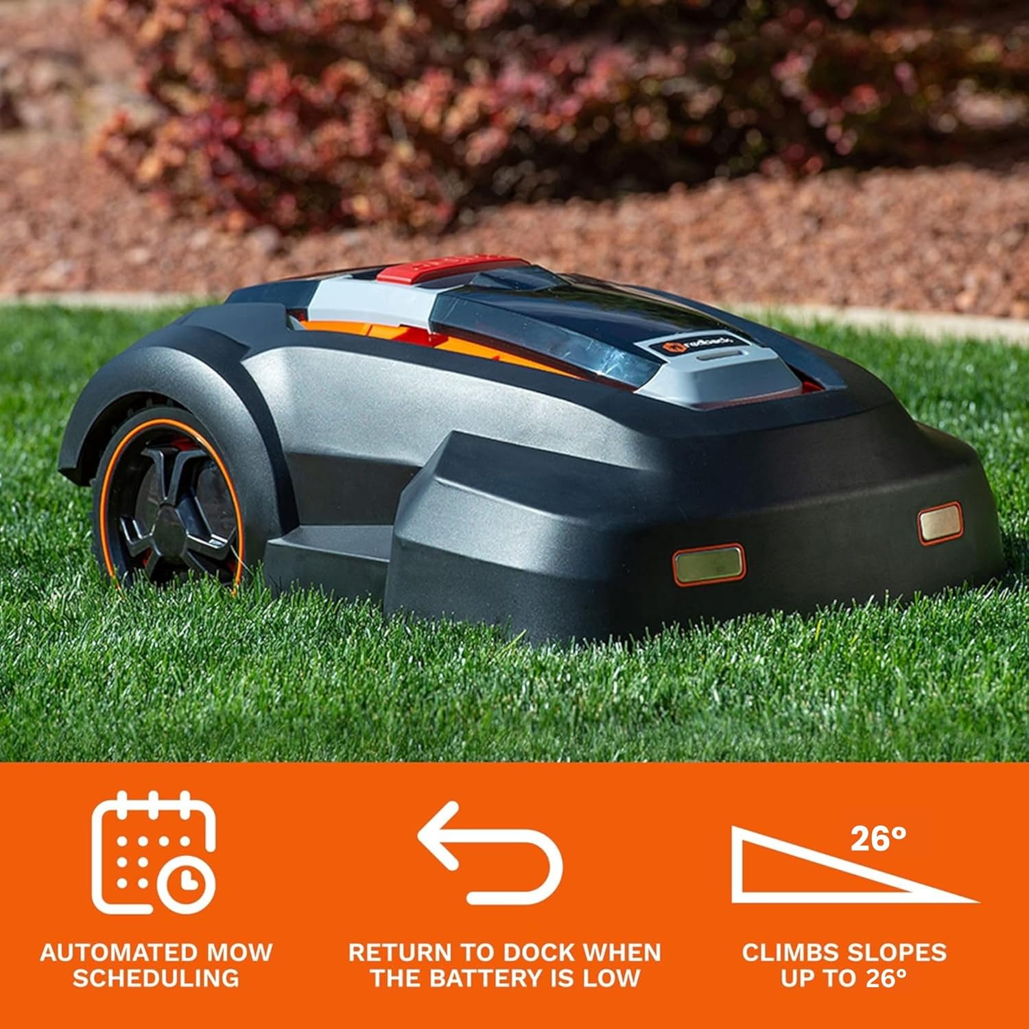 MowRo RM24 Robot Lawn Mower Updated 2024 Programming 1 4 Acre 10 890 sq. ft