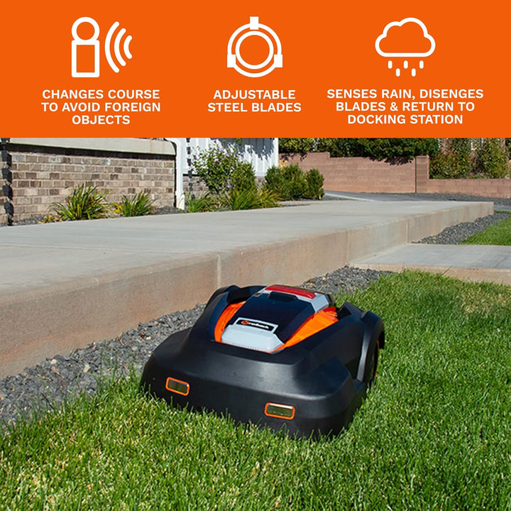 MowRo RM24 Robot Lawn Mower, Updated 2024 Programming, (1/4 Acre / 10,890 sq. ft.)